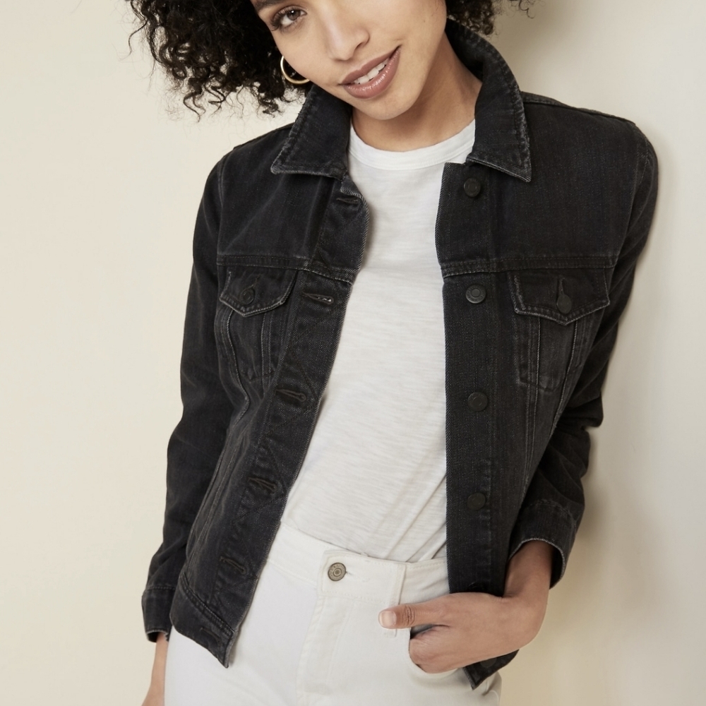 Old Navy Black Denim Jacket